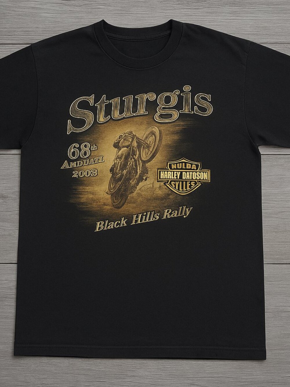 Sturgis Black Hills Rally Graphic Tee | 68th Anniversary 2008 Motorcycle T-Shirt